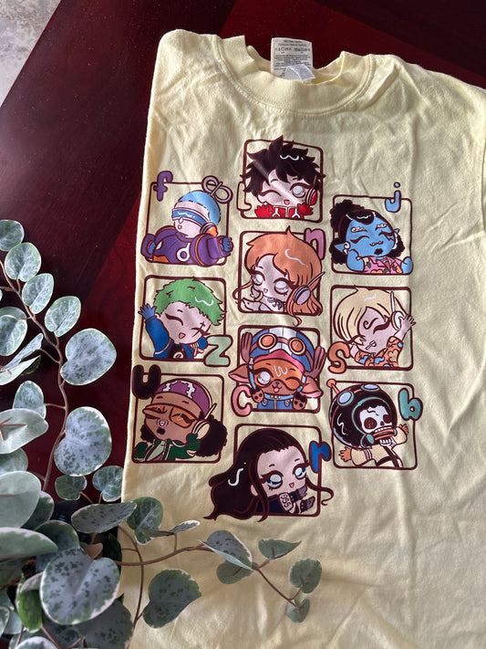 Straw Hat Eggheads Vinyl T-Shirt