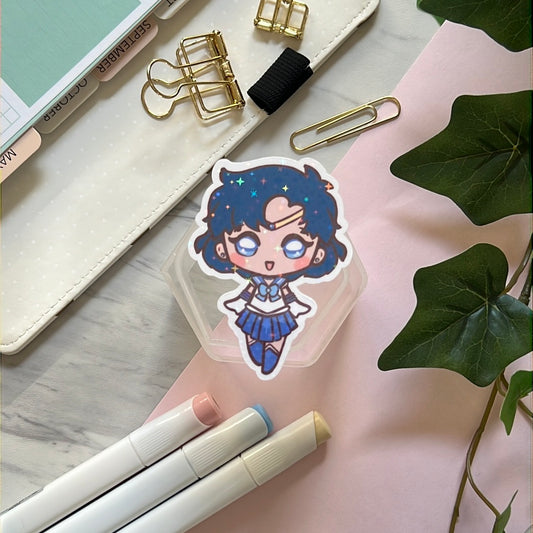 Pretty Mercury Guardian Holographic Glitter Sticker
