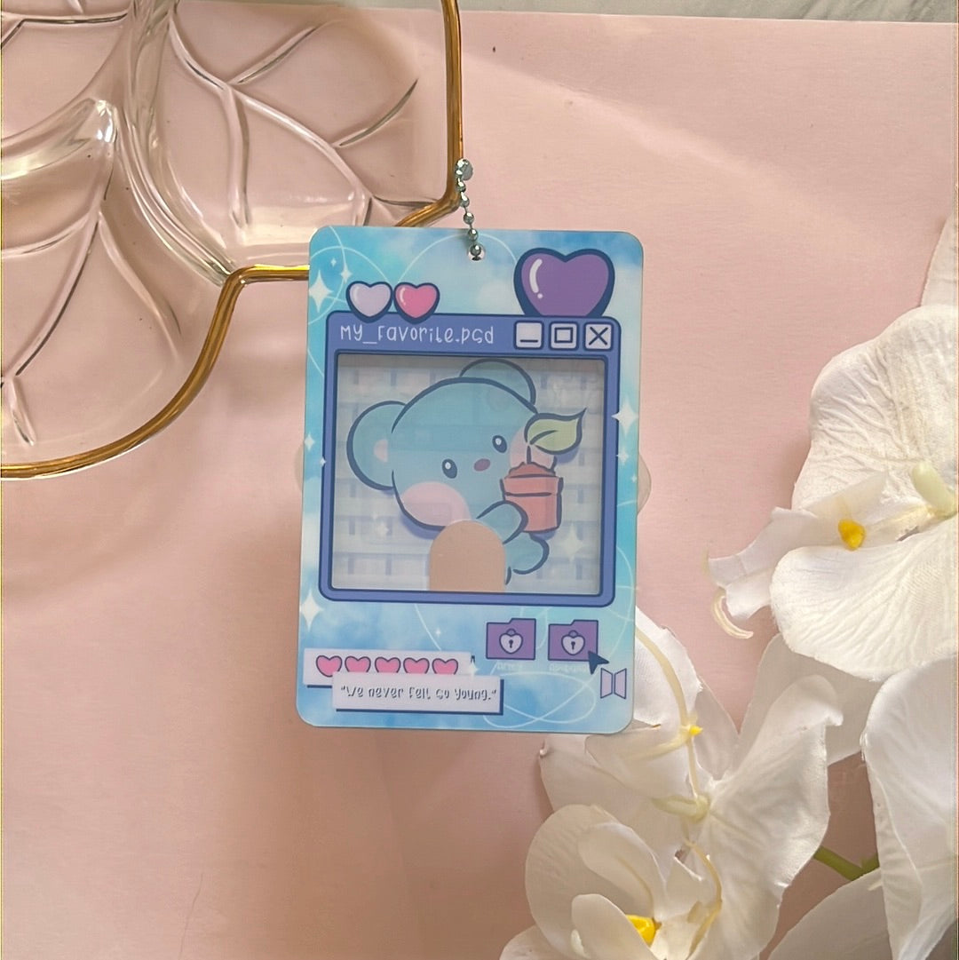 Koya My Favorite PSD BT21 Acrylic Photocard Holder