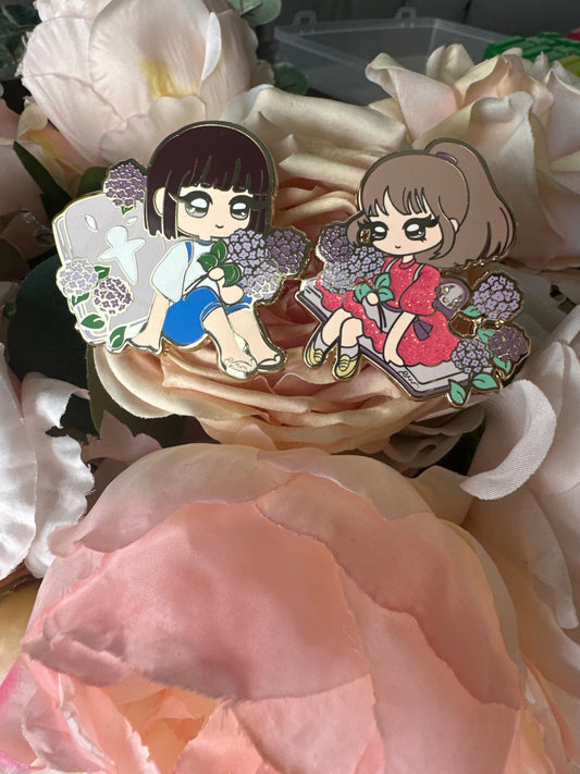 Haku & Chihiro Love Story Enamel Pin