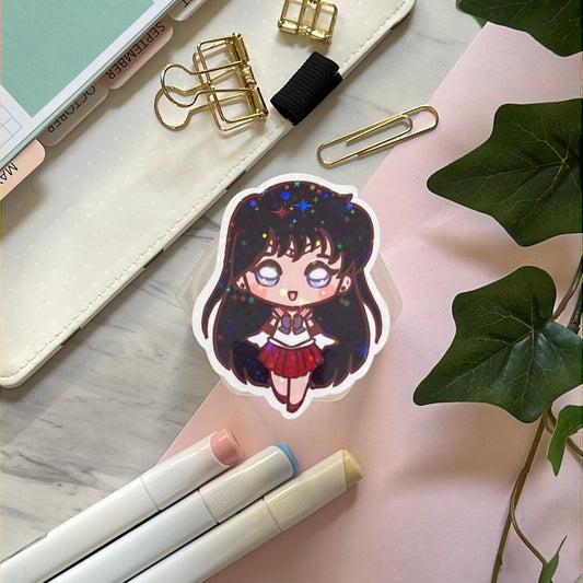 Pretty Mars Guardian Holographic Glitter Sticker