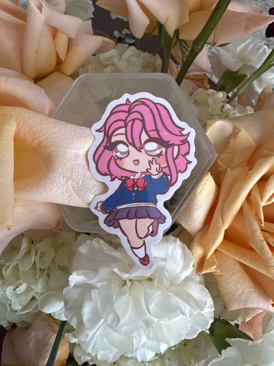 Aira Holographic Glitter Sticker