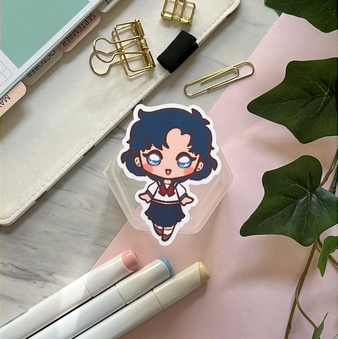 Pretty Guardian School Girl Ami Sticker