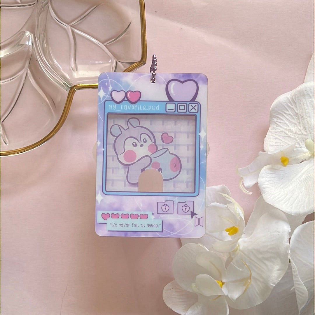 Mang My Favorite PSD BT21 Acrylic Photocard Holder
