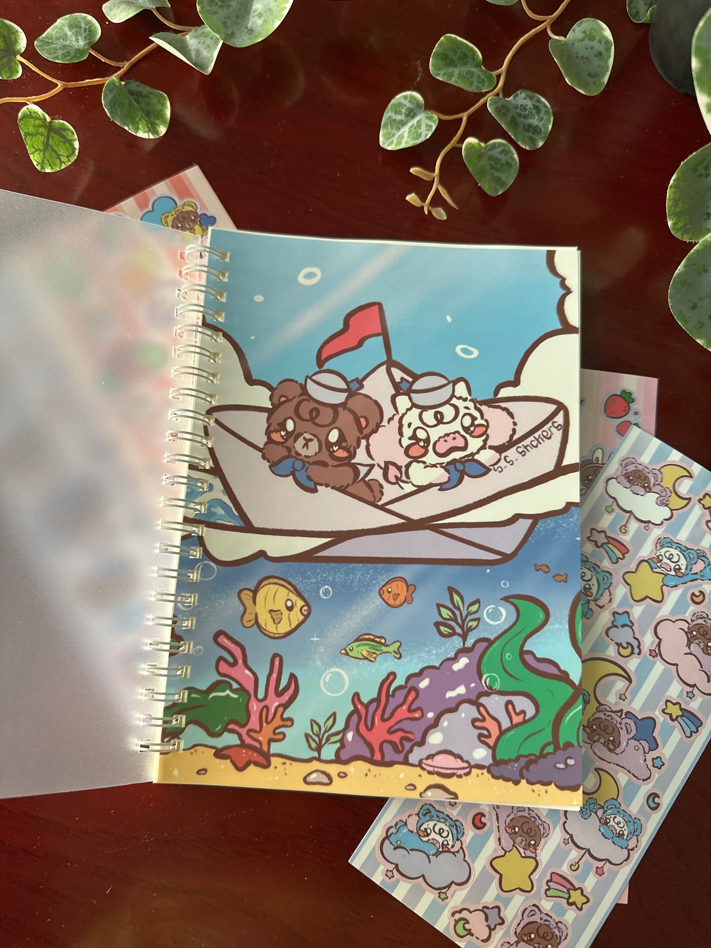 Panko & Latte Summer Sailing Sticker Book
