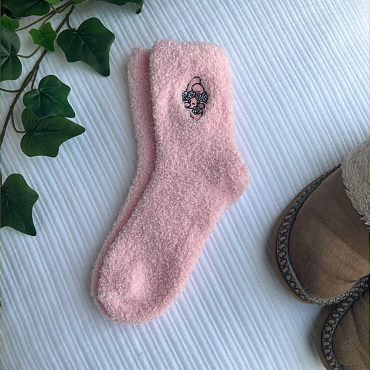 BT21 Flower Power Cooky Fuzzy Sock