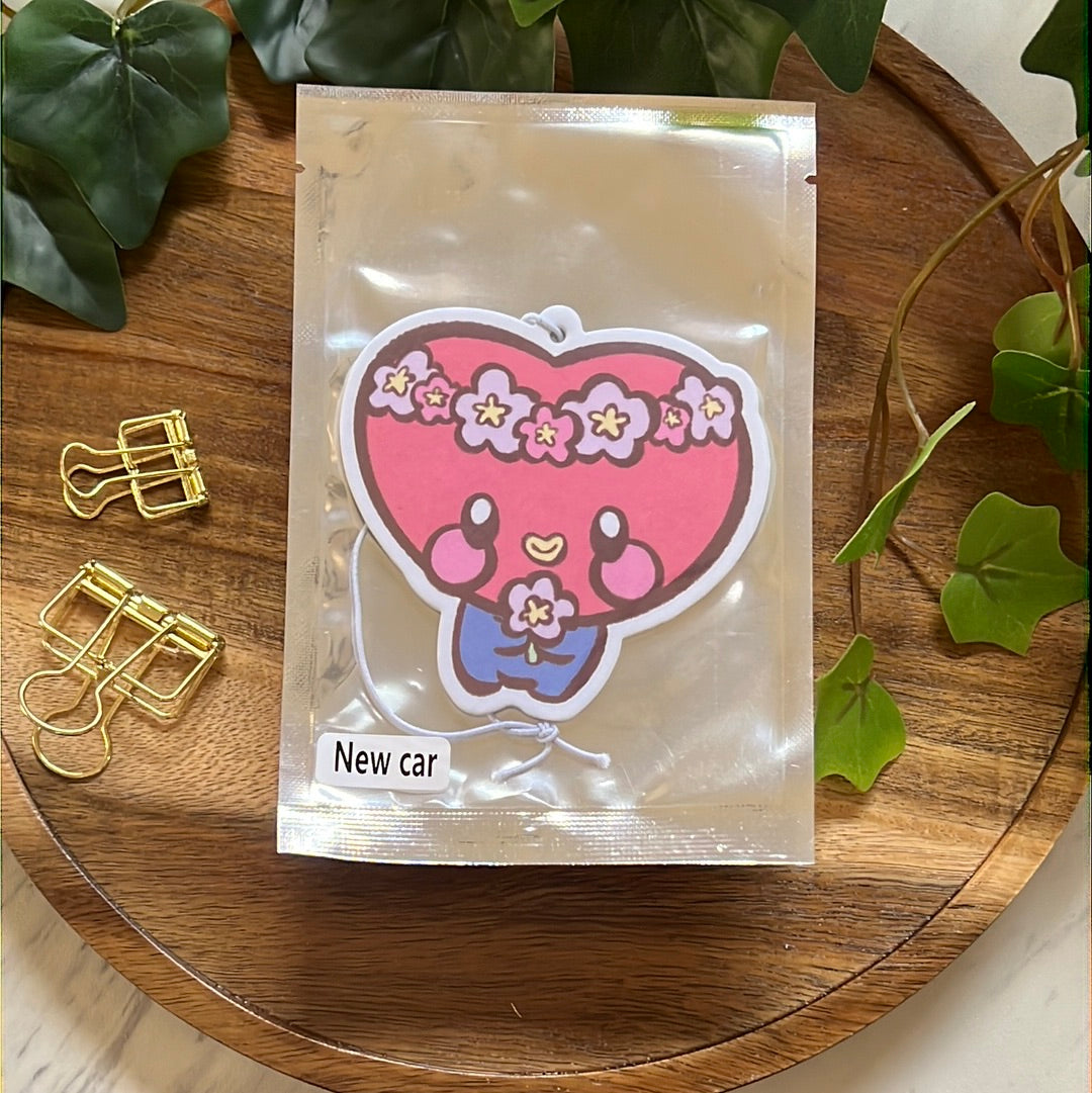 BT21 Flower Power Tata New Car Scented Car Air Freshener