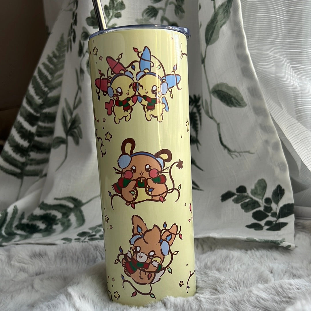 Regional Pikas Pika Friends 20oz Stainless Steel Tumbler with Straw