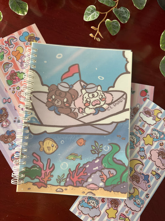 Panko & Latte Summer Sailing Sticker Book