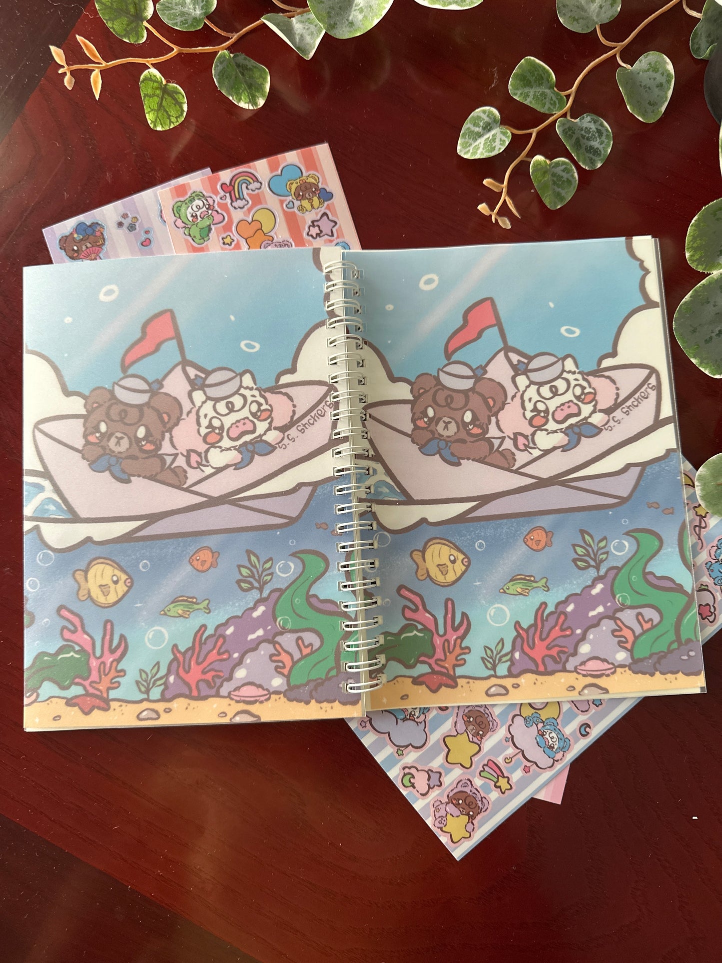 Panko & Latte Summer Sailing Sticker Book