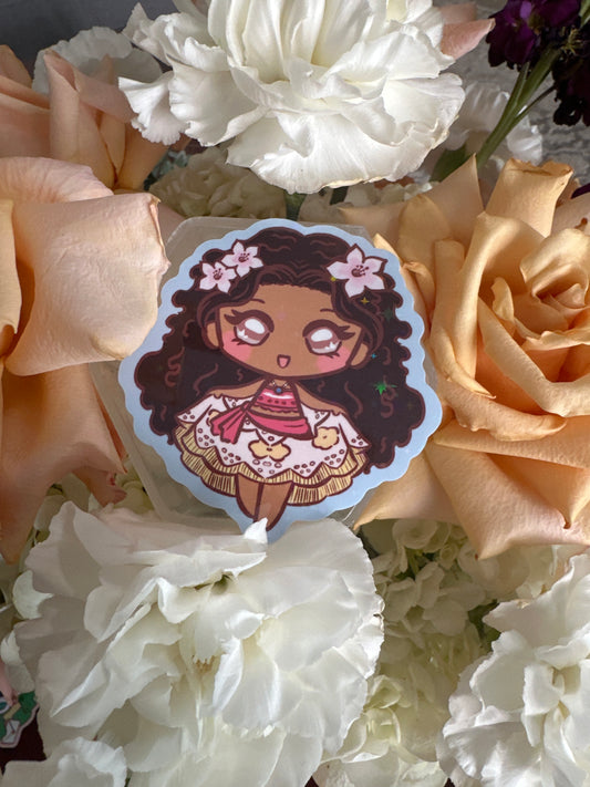 Wayfinder Princess Holographic Glitter Sticker