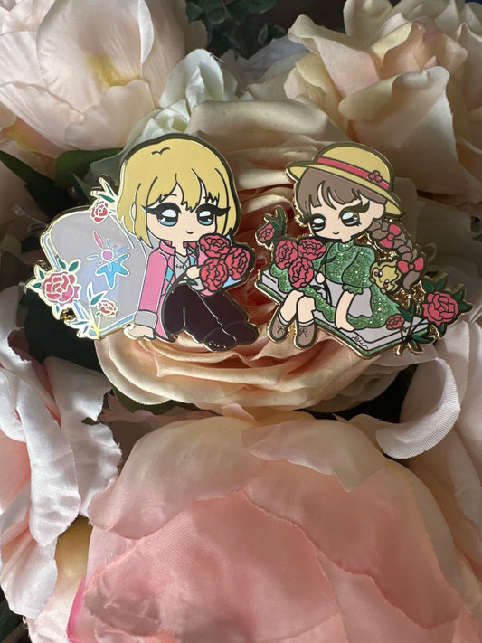 Howl & Sophie Love Story Enamel Pin