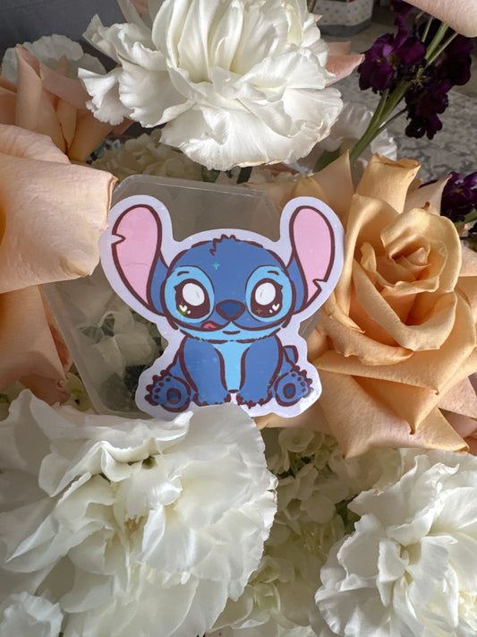 Ohana Alien Holographic Glitter Sticker