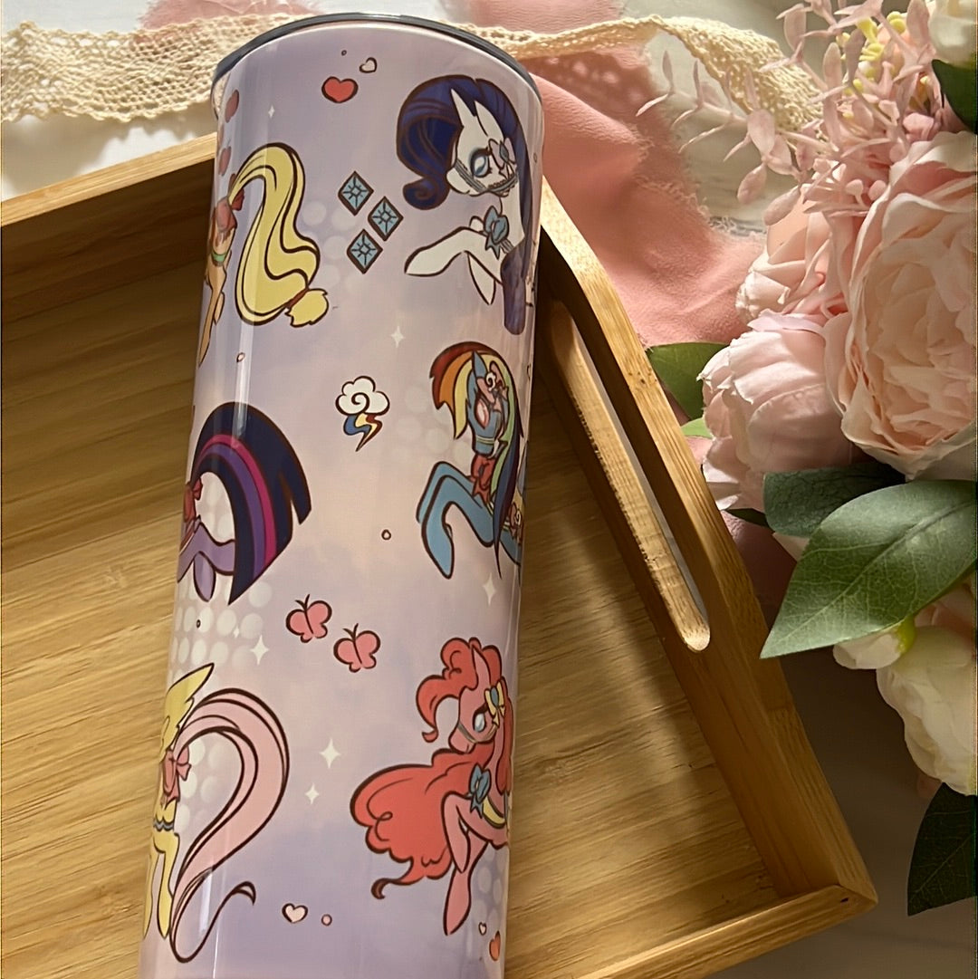 My Pretty Pony 20oz Stainless Steel Tumbler with Straw