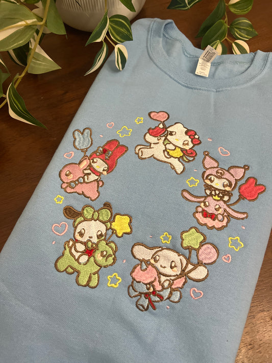 Dreamy San Friends Crewneck Sweater