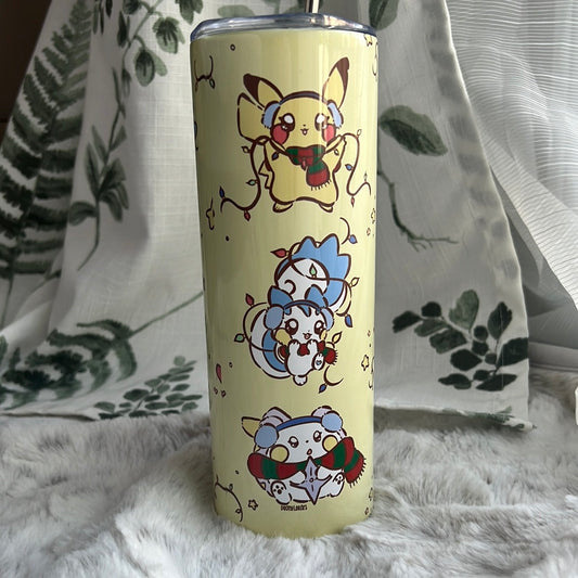 Regional Pikas Pika Friends 20oz Stainless Steel Tumbler with Straw