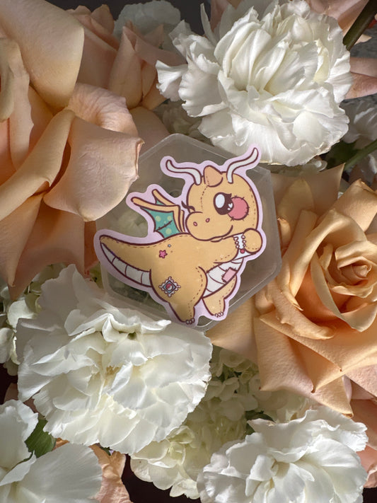 Poke Mail Holographic Glitter Sticker