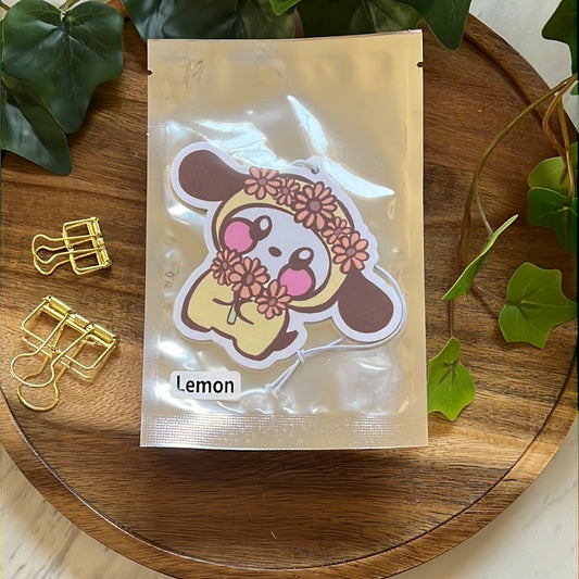 BT21 Flower Power Chimmy Lemon Scented Car Air Freshener