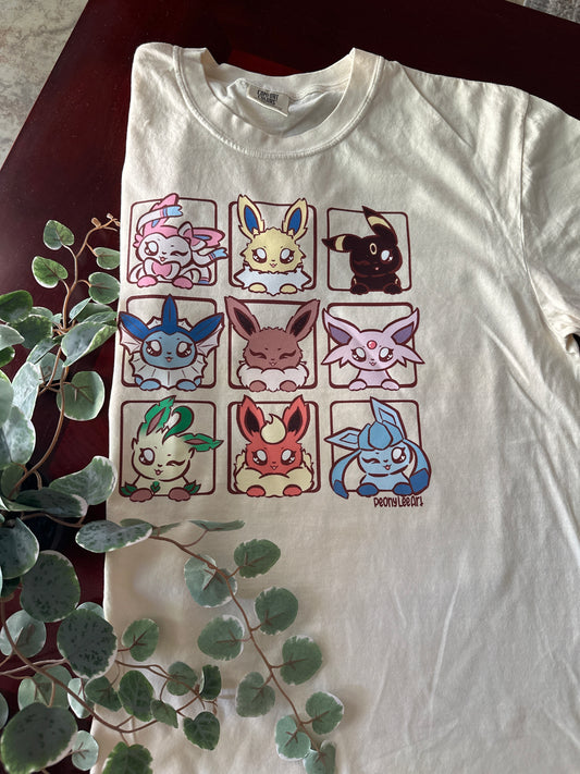 Eeveelution Cuties Vinyl T-Shirt