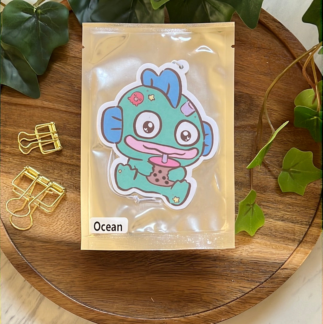 Hangyo Boba Buddy Ocean Scented Car Air Freshener