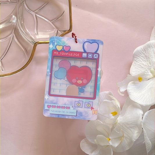 Tata My Favorite PSD BT21 Acrylic Photocard Holder