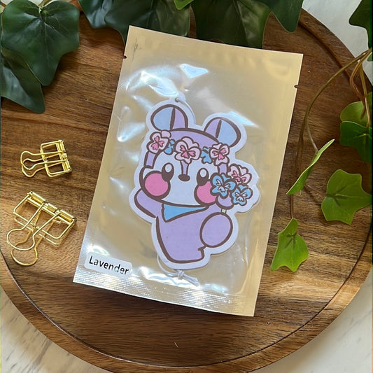 BT21 Flower Power Mang Lavender Scented Car Air Freshener