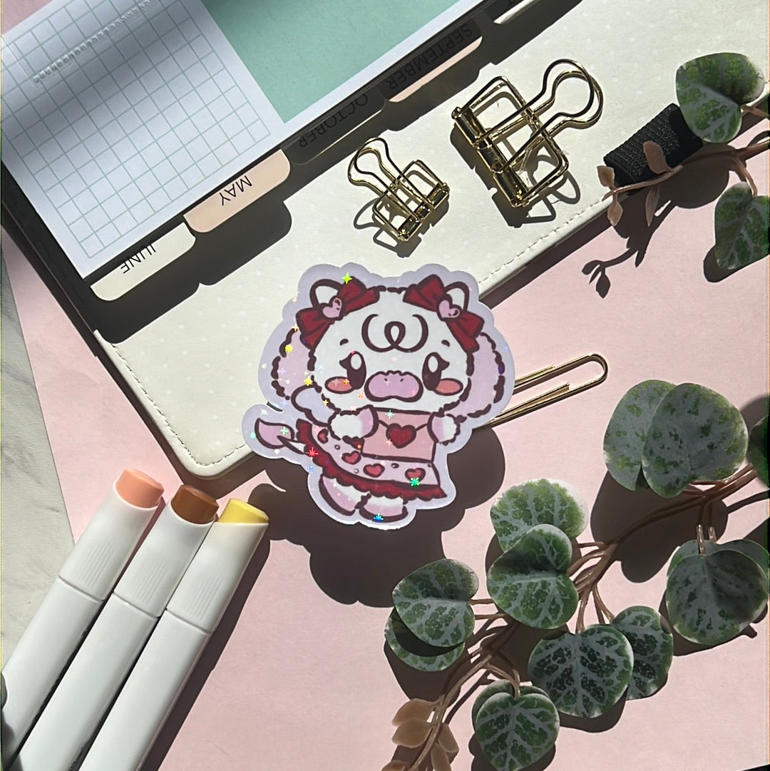 Panko Love Letters Holographic Glitter Sticker