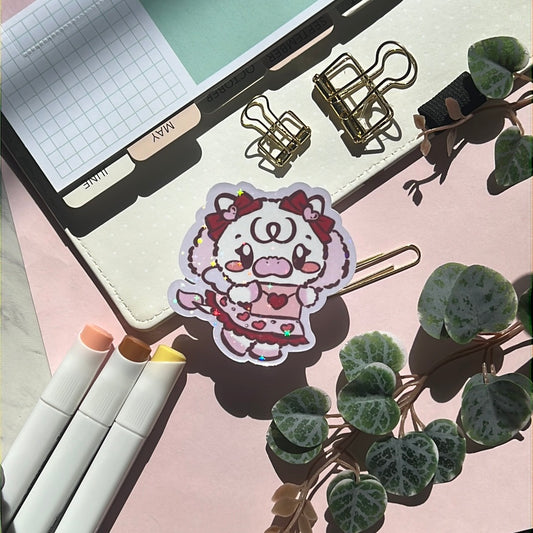 Panko Love Letters Holographic Glitter Sticker