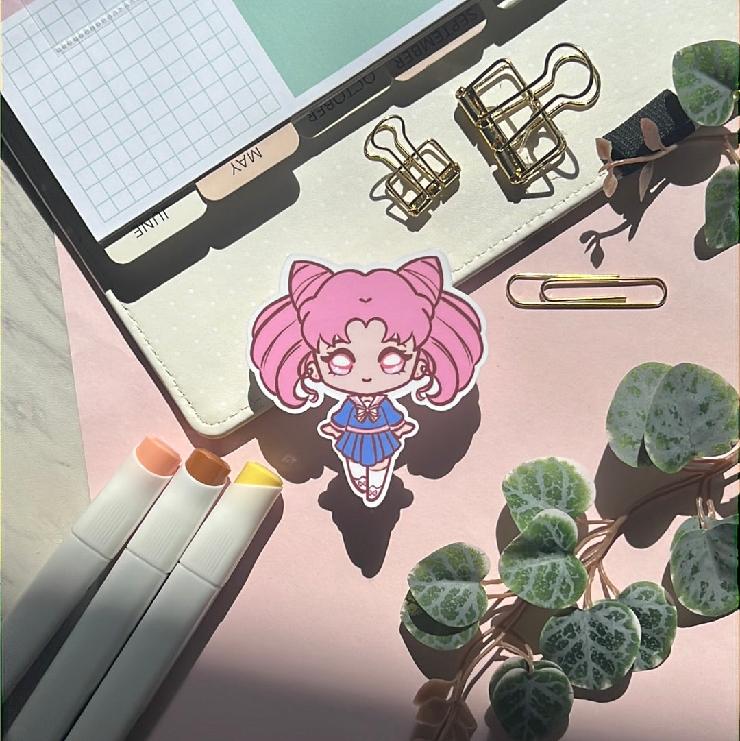 Pretty Guardian School Girl Chibiusa Sticker
