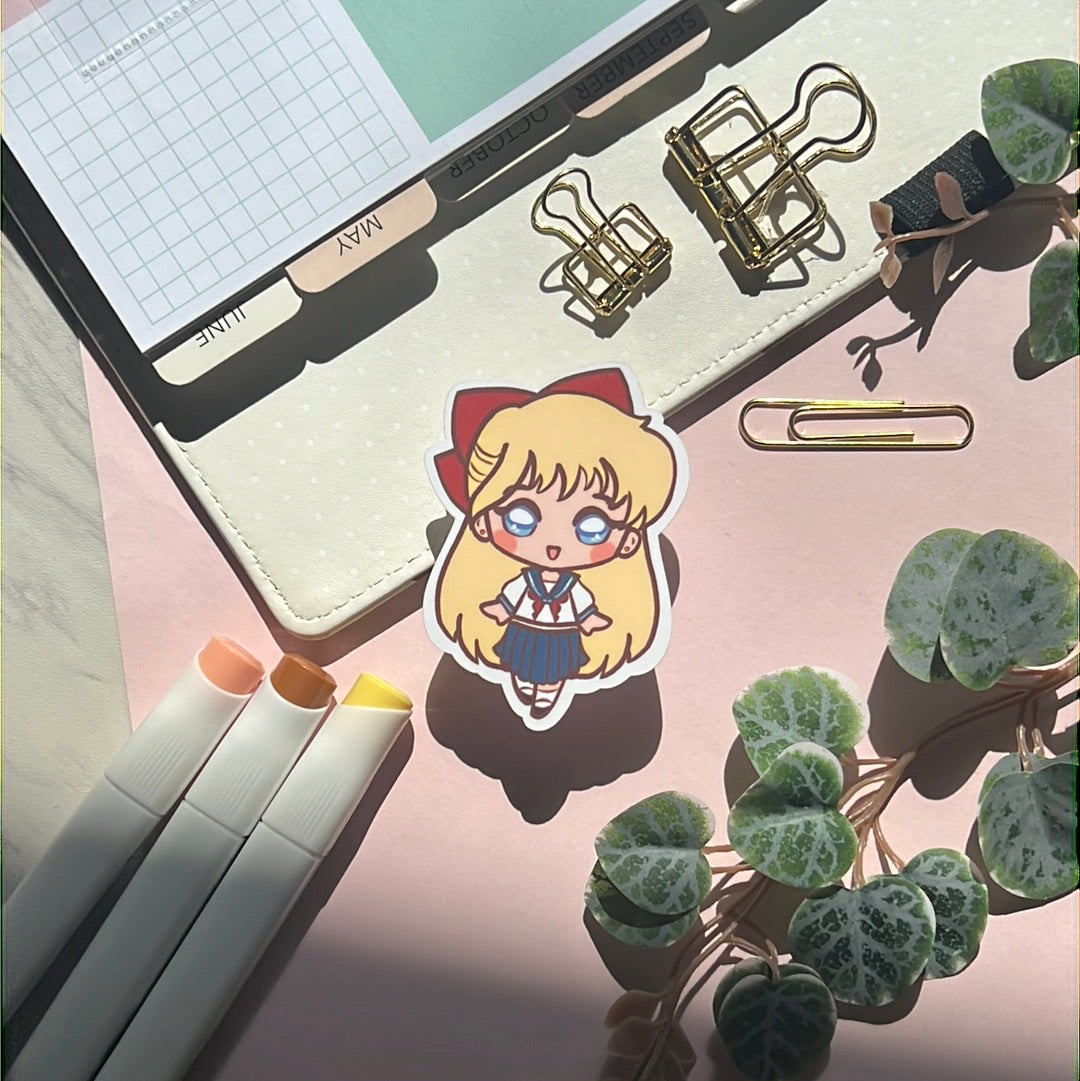 Pretty Guardian School Girl Minako Sticker