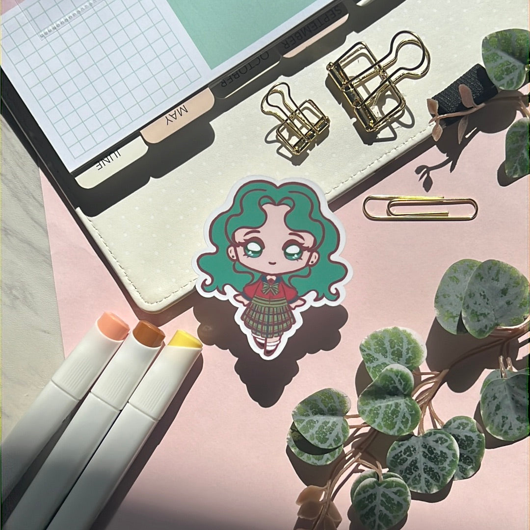 Pretty Guardian School Girl Michiru Sticker