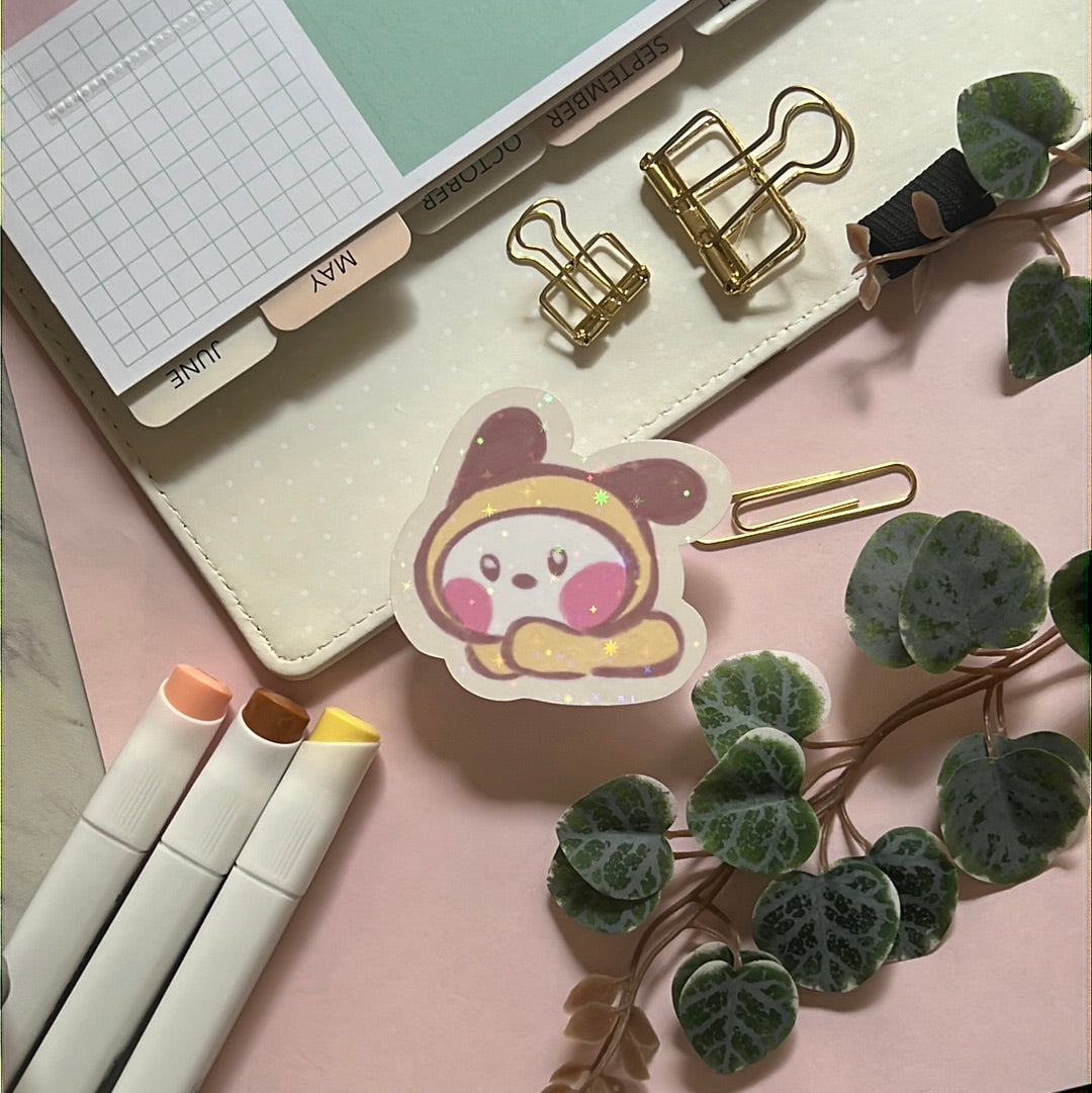 Chimmy Mini BT21 Holographic Glitter Sticker