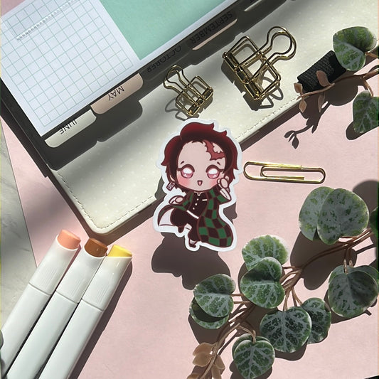 Demon Corp Swordsman Tanjiro Sticker