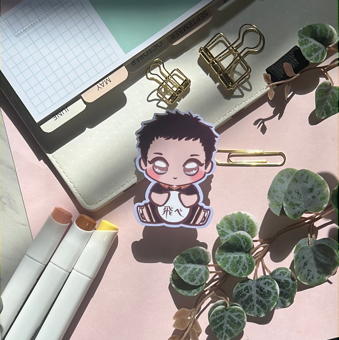 Hai Kyuu Fly! Sawamura Sticker