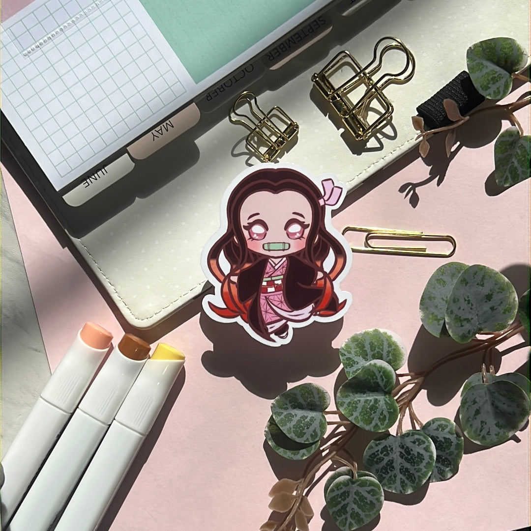 Demon Corp Swordsman Nezuko Sticker