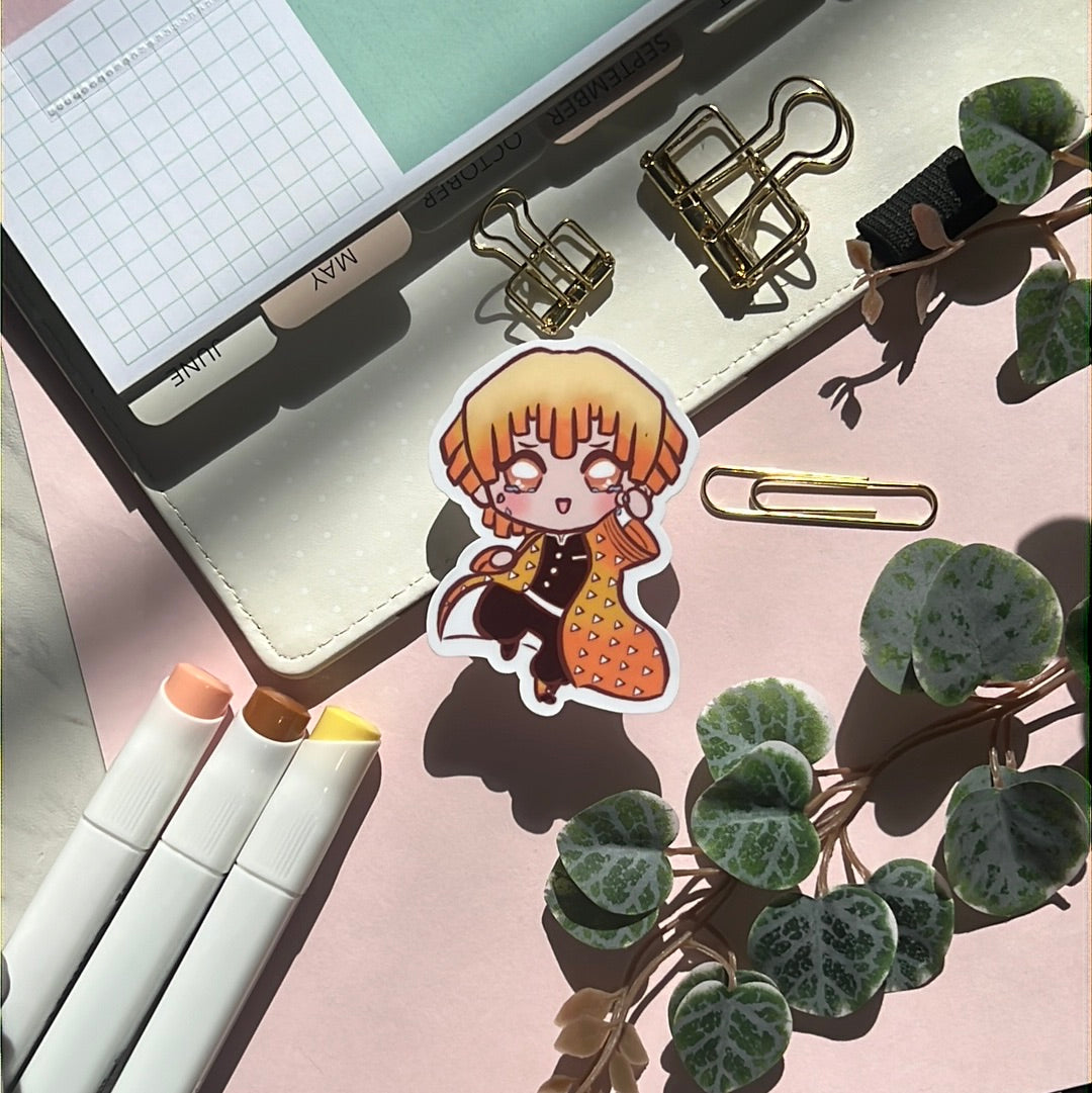 Demon Corp Swordsman Zenitsu Sticker