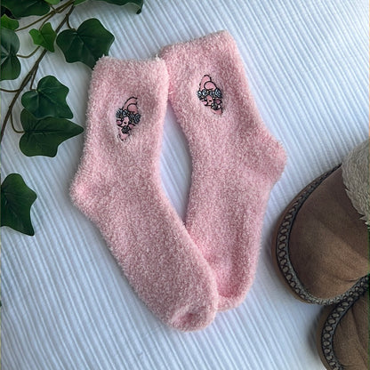 BT21 Flower Power Cooky Fuzzy Sock