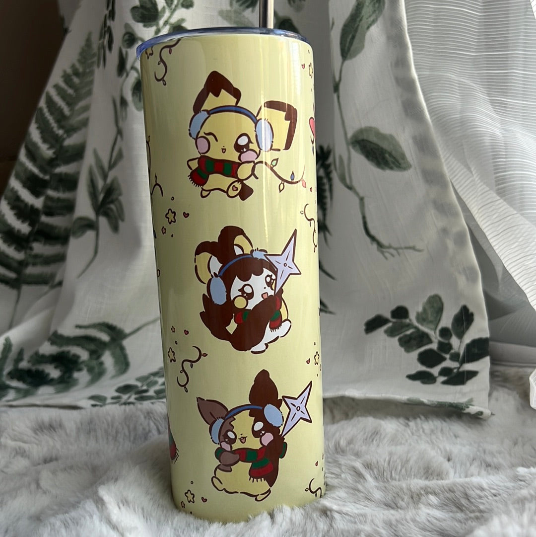 Regional Pikas Pika Friends 20oz Stainless Steel Tumbler with Straw