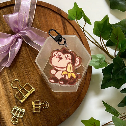 Lupin Double-Sided Glitter Keychain