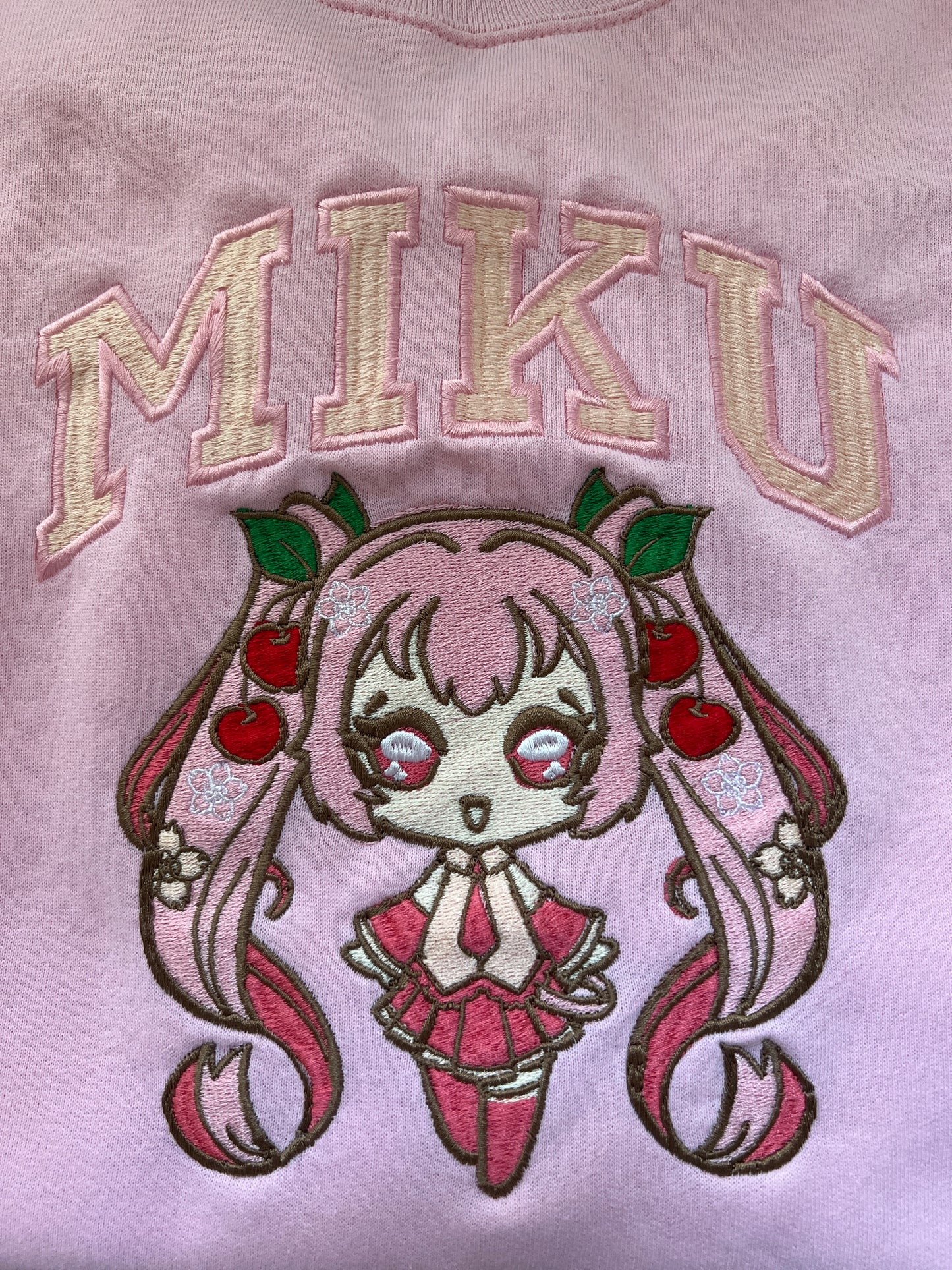 Cherry Miku Crewneck Sweater