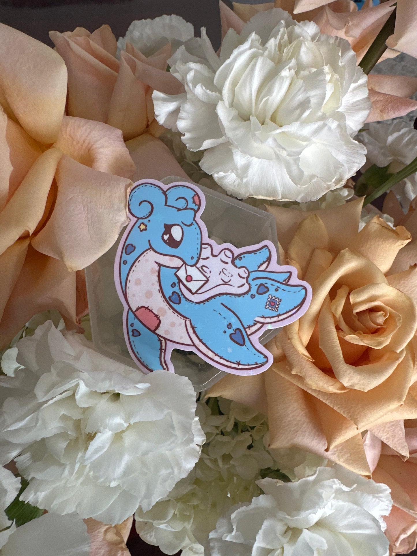 Poke Mail Holographic Glitter Sticker
