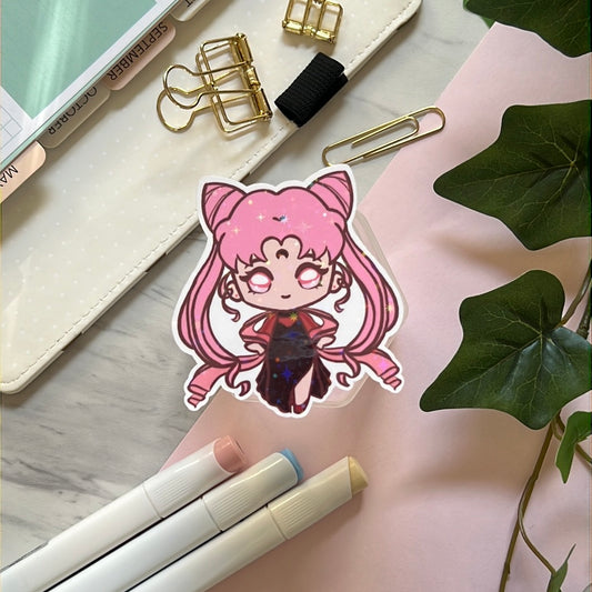 Pretty Guardian Wicked Lady Holographic Glitter Sticker