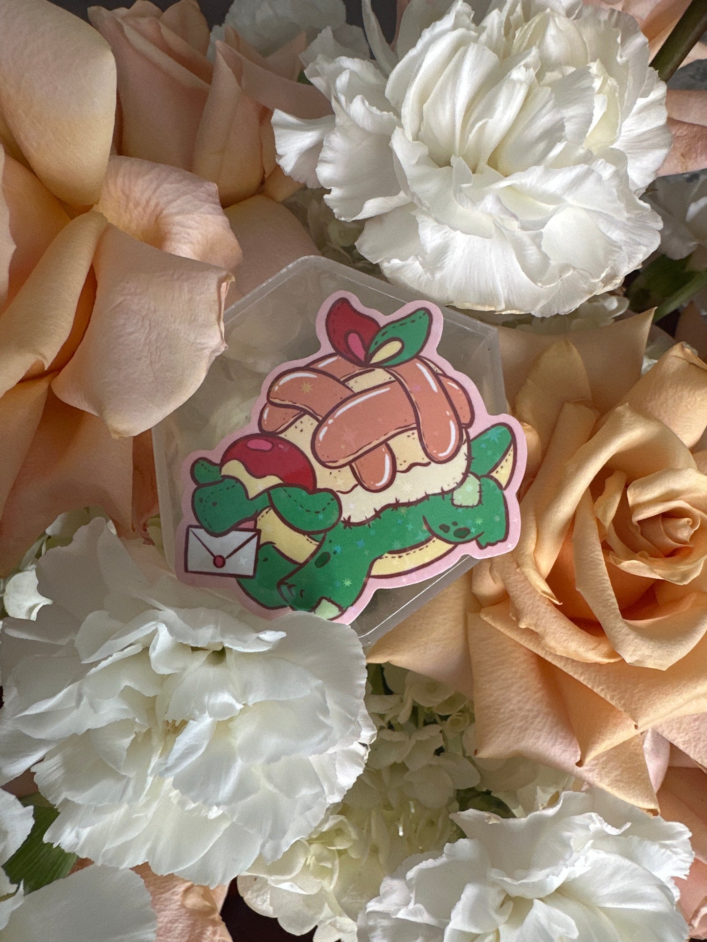 Poke Mail Holographic Glitter Sticker