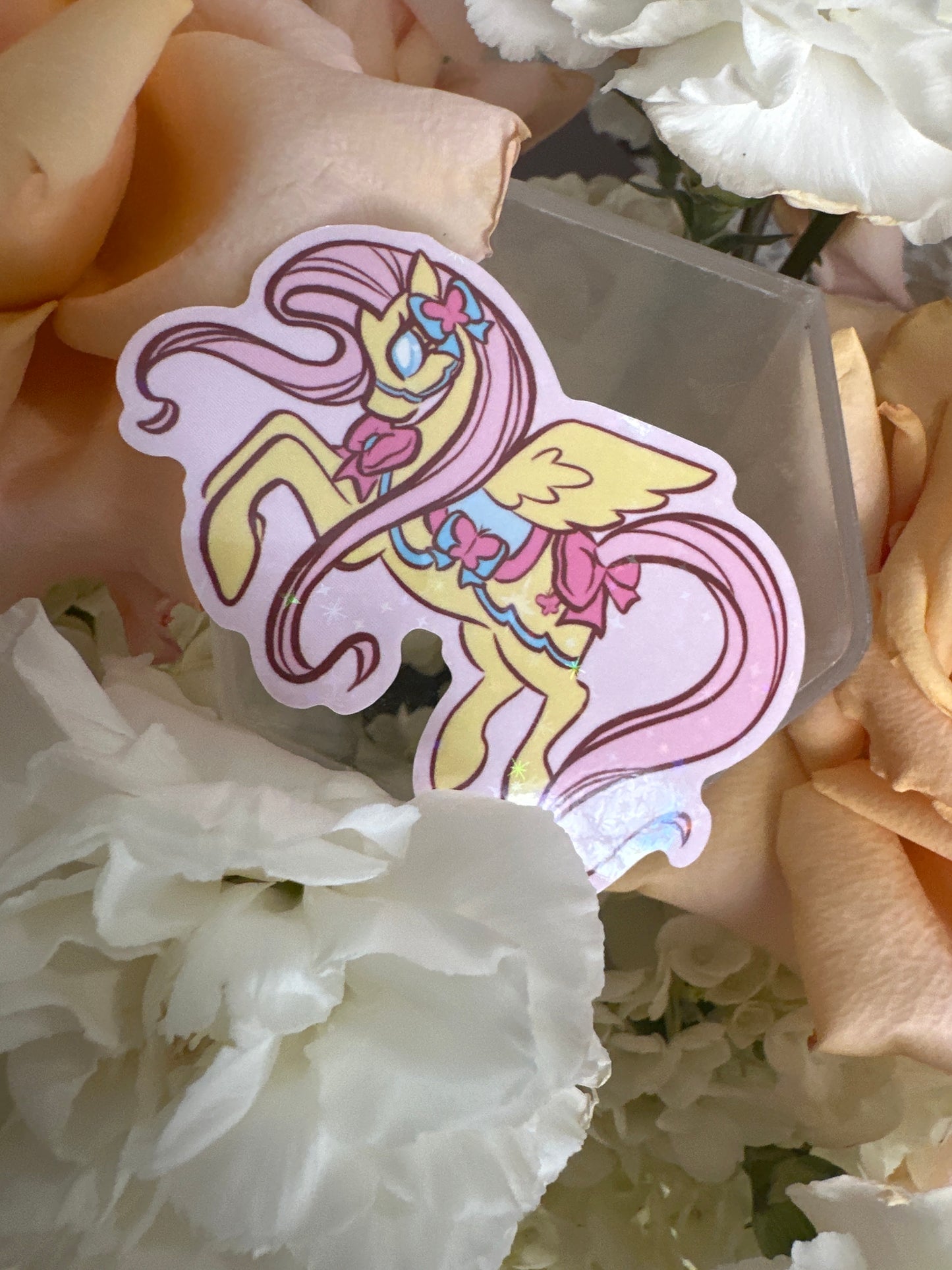 Pony Friends Holographic Glitter Sticker