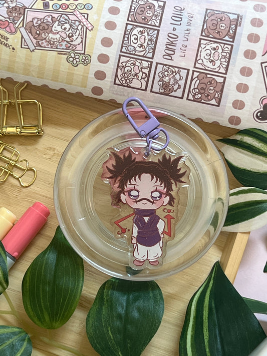 Jujutsu Sorcerer Choso Double-Sided Glitter Keychain