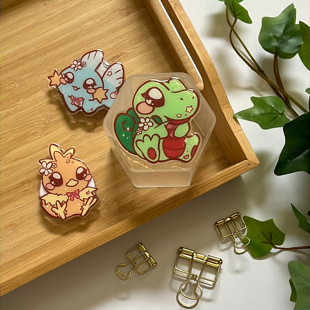 Pika Friends Hoenn Region Glitter Epoxy Acrylic Phone Grips