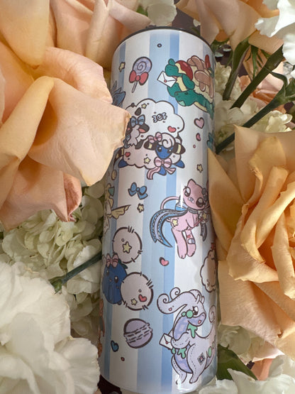 Poke Plush Cuties 20oz Stainless Steel Tumbler with Straw