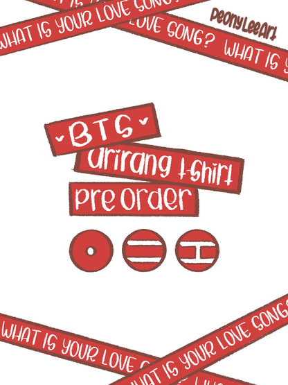 BTS "ARIRANG" PREORDER Vinyl T-Shirt