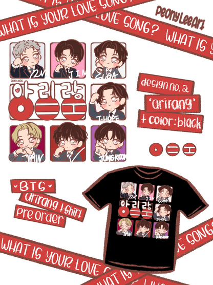 BTS "ARIRANG" PREORDER Vinyl T-Shirt