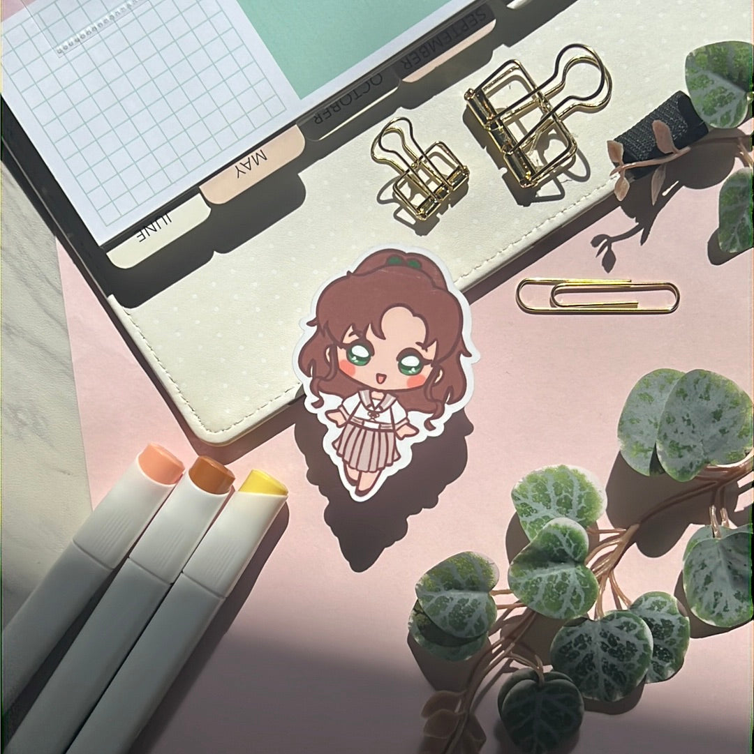 Pretty Guardian School Girl Makoto Sticker